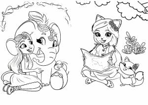 Раскраски Энчантималс