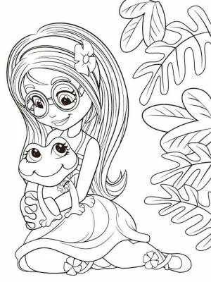 Раскраска Энчантималс   в формате