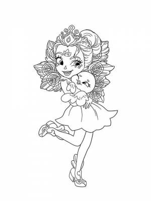 Раскраска Энчантималс   в формате