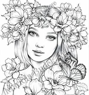 Осенние цветы девушке