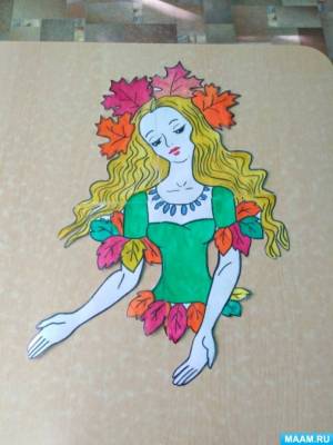 Мастер-класс «Как нарисовать девушку Осень»