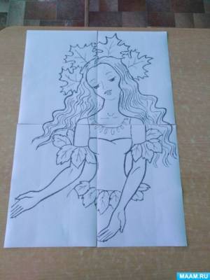 Мастер-класс «Как нарисовать девушку Осень»