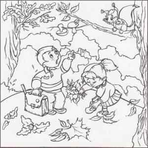 РИСУНОК ОСЕНИ КАРАНДАШОМ