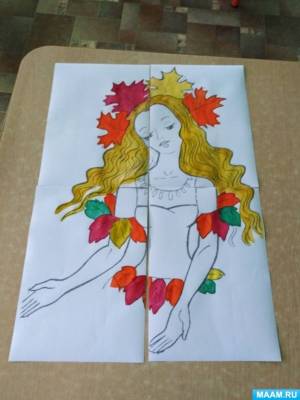 Мастер-класс «Как нарисовать девушку Осень»
