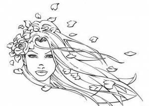 Лицо девушки осени картинка