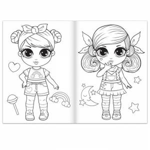 Раскраска для девочек «Модные подружки», 16 стр
