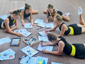 ZASPORT выпустил раскраски на тему художественной гимнастики