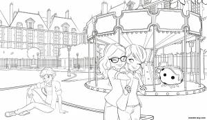 Маринетт раскраска