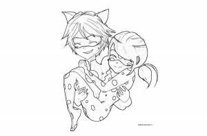 Раскраски Леди Баг и Супер Кот