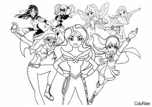 Раскраска Женщины