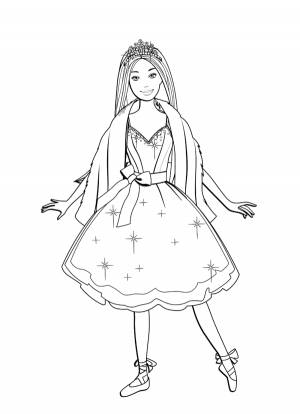 Барби в розовых пуантах