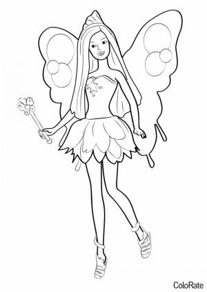 Раскраска Кукла Барби