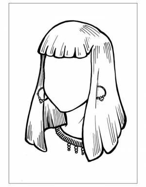 Раскраски Прически  и  онлайн