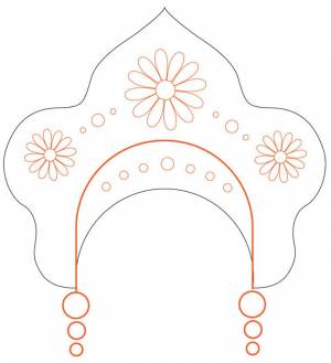 Как нарисовать кокошник поэтапно? ♥ Рисунки карандашом поэтапно