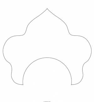 Как нарисовать кокошник поэтапно? ✏ Рисунки карандашом поэтапно