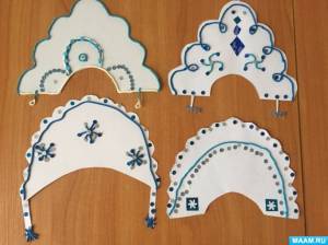 МК «Кокошник для Снегурочки»