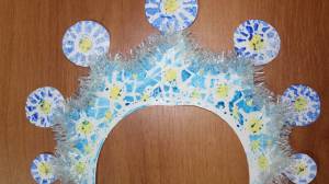 Кокошник Снегурочки своими руками