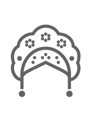 Раскраски Кокошника