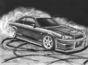 Рисунок Nissan Skyline
