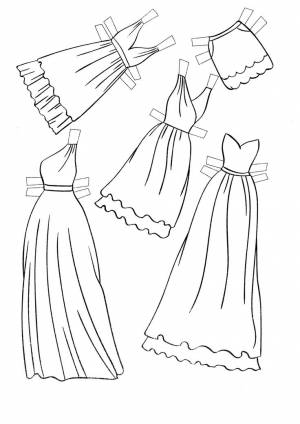 Раскраска Модница