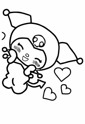 Раскраска Куроми Сердце