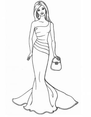 Раскраски для девочек Барби