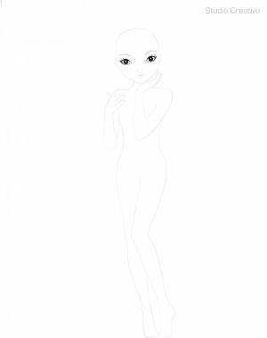 Раскраски топ модель