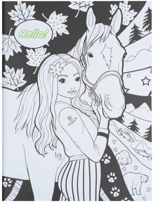 Альбом для творчества и рисования TOPModel Colour amp; Design раскраска Топ модель для девочек Depesche