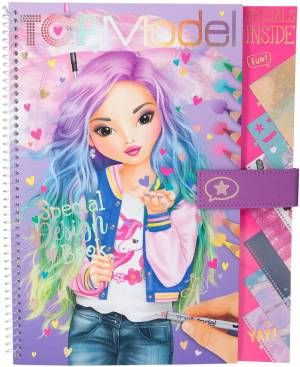 Книга-раскраска Depesche, магическое платье, ручная роспись, антистресс