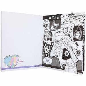 TOPModel Альбом для раскрашивания Colour amp; Design