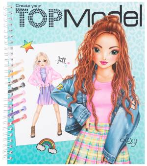 альбом для раскрашивания Depesche Create Your TOPModel Моя ТОПМодель