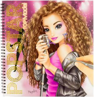 альбом для раскрашивания Depesche TOPModel Popstar Поп-звезда