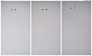 Альбом для раскрашивания TOPModel Create your Fantasy model Depesshe