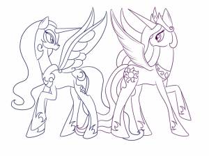 Пони каденс раскраска