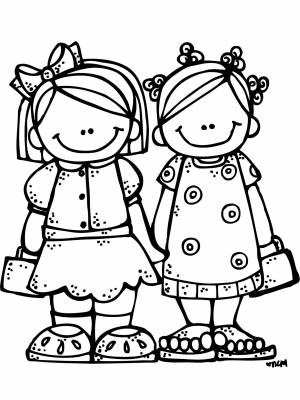 Раскраска Сестры   в формате