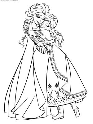 Раскраска Сестры