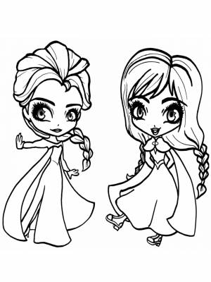 Раскраска Сестры   в формате