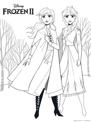 Раскраска Сестры