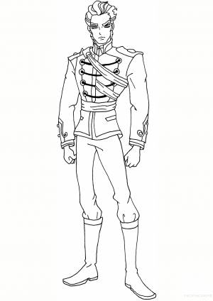 Раскраска кен