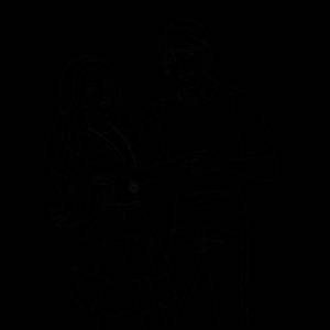 Раскраска Кен с Барби