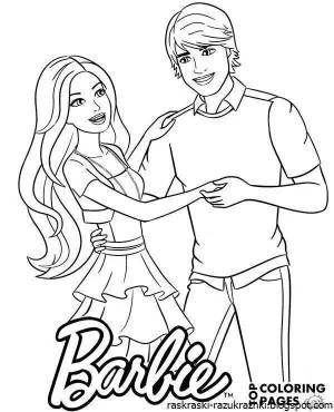 DataLife Engine > Версия для печати > Раскраски барби и кен с собакой