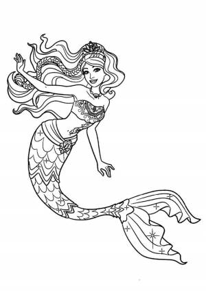 DataLife Engine > Версия для печати > Русалка раскраска