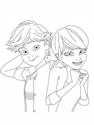 Раскраска Маринет картинка