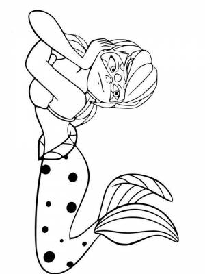 Раскраска Маринет  онлайн