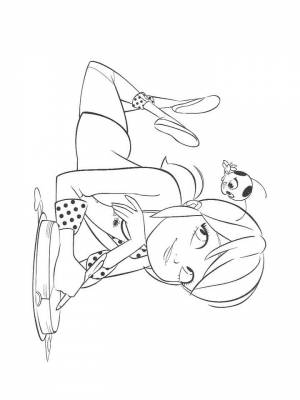 Раскраска Маринет   в формате