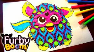 Furby Boom 2017 COLORING pages