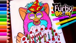 Furby Boom COLORING pages