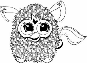 Раскраска Furby Boom