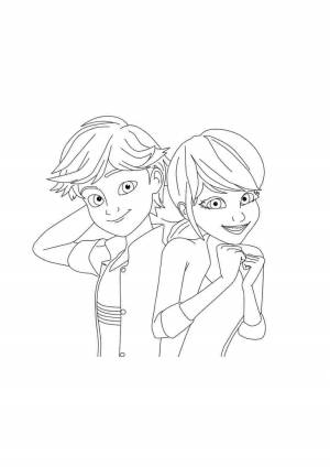 Раскраска маринет адриан