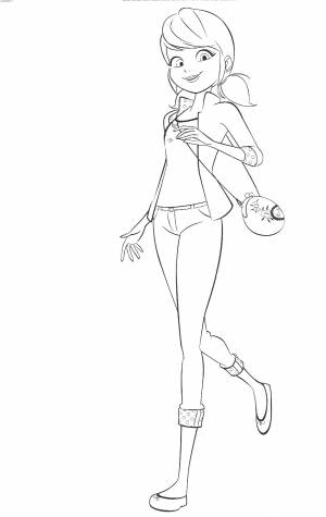 Маринетт рисунки для срисовки легкие